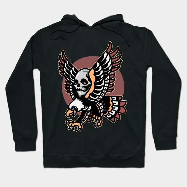 skull eagle tattoo Hoodie by donipacoceng